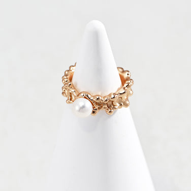 "Wave Dance" Pearl Ring