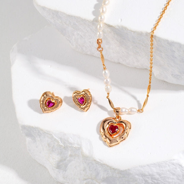 "Sweet Confession" Pearl Necklace