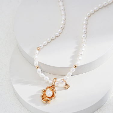 "Wave Dance" Pearl Necklace