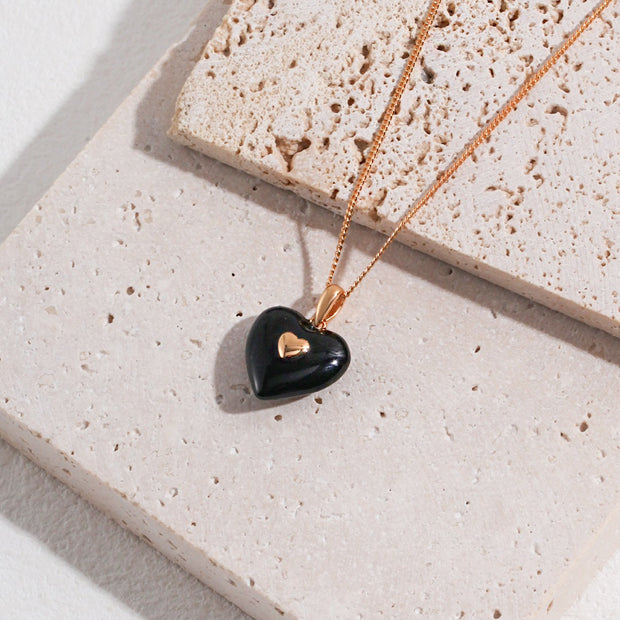 "Dark Core" Silver Necklace