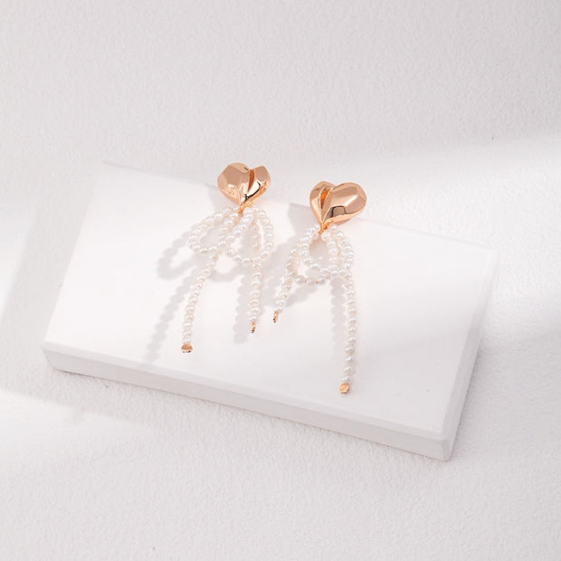 "Shellie" Shell Pearl Earrings