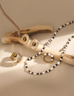 “Vintage Glow” Silver Necklace