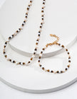 “Vintage Glow” Silver Necklace