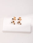 “Vintage Glow” Silver Earrings