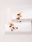 “Vintage Glow” Silver Earrings
