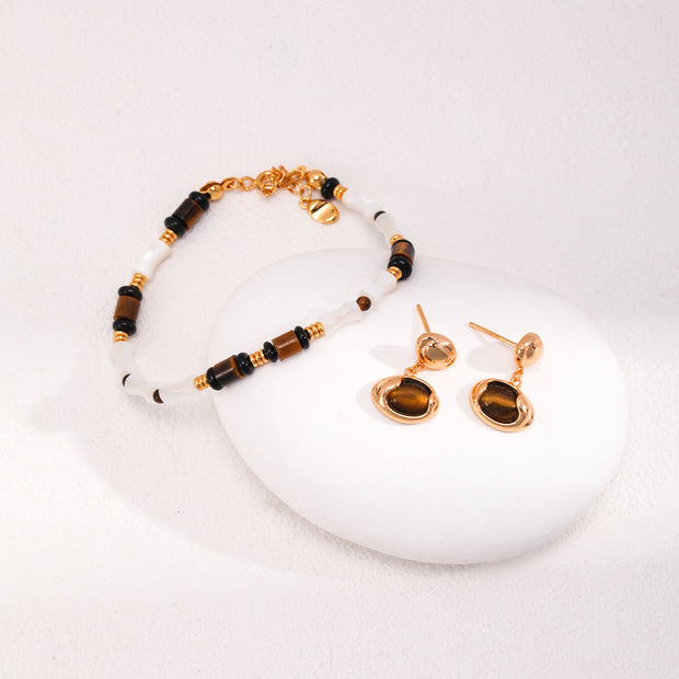 “Vintage Glow” Silver Bracelet