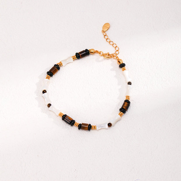 “Vintage Glow” Silver Bracelet