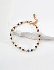 “Golden Gaze” Silver Tiger Eye Bracelet