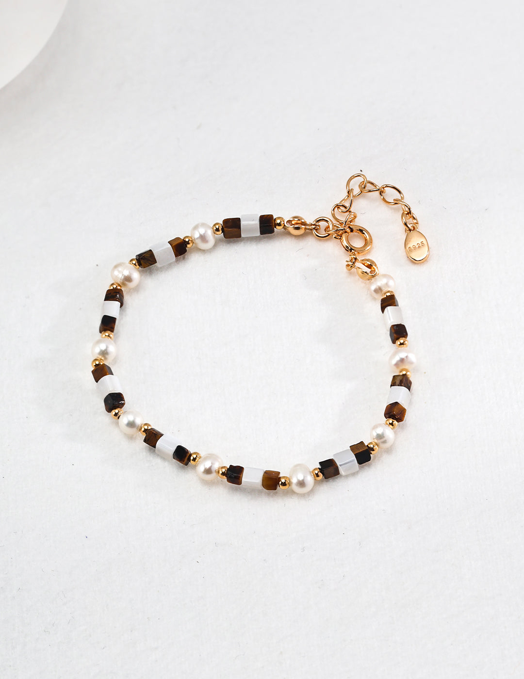 “Golden Gaze” Silver Tiger Eye Bracelet