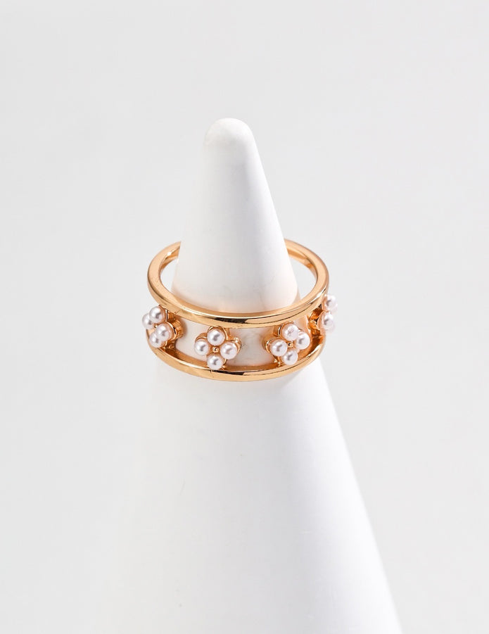 "Fleur de Perle" Petite Bloom Ring