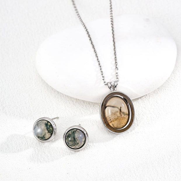 "Sea Rouge" Silver Necklace