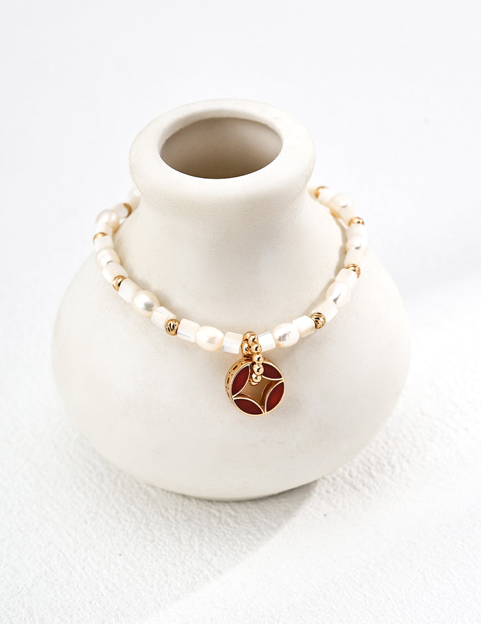 "Noble Crest" Silver Bracelet