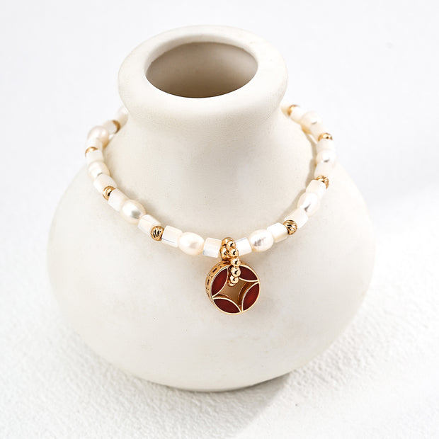 "Noble Crest" Silver Bracelet