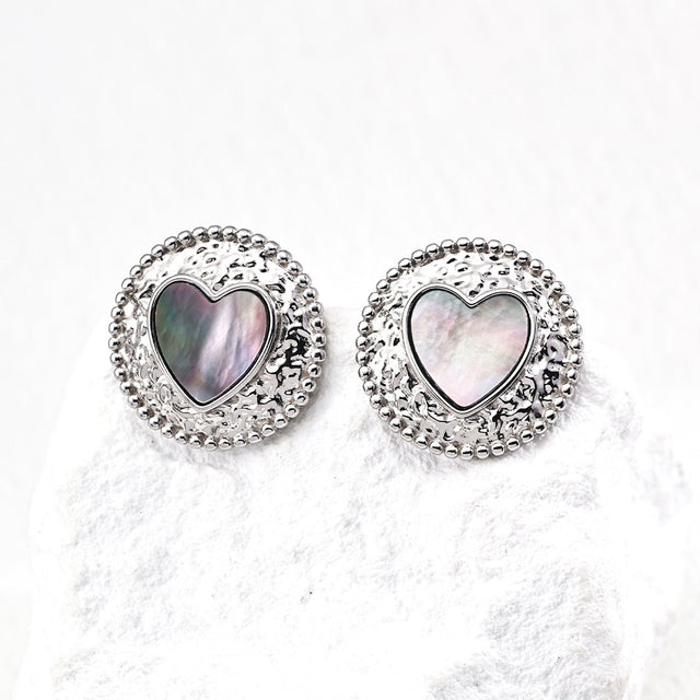 "Amour Élégance" Heart Duo Earrings