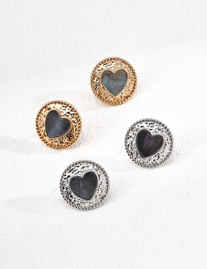"Amour Élégance" Heart Duo Earrings