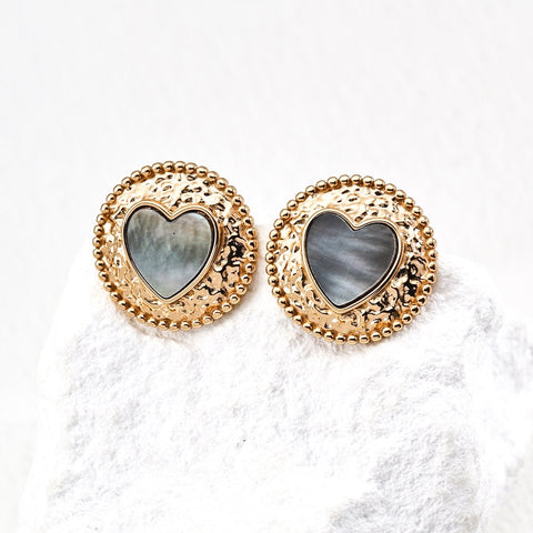 "Amour Élégance" Heart Duo Earrings