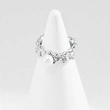 "Wave Dance" Pearl Ring